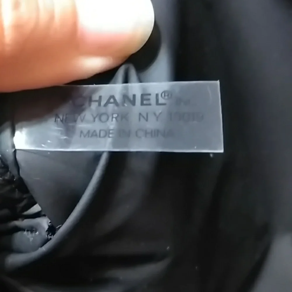 Chanel red velvet with gold zip around make-up case. EXCELLENT condition.